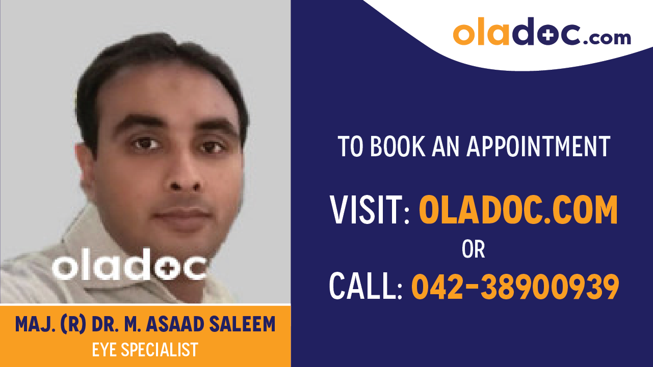 Book appointment with Dr. M. Asaad Saleem-best Eye Specialist in Multan